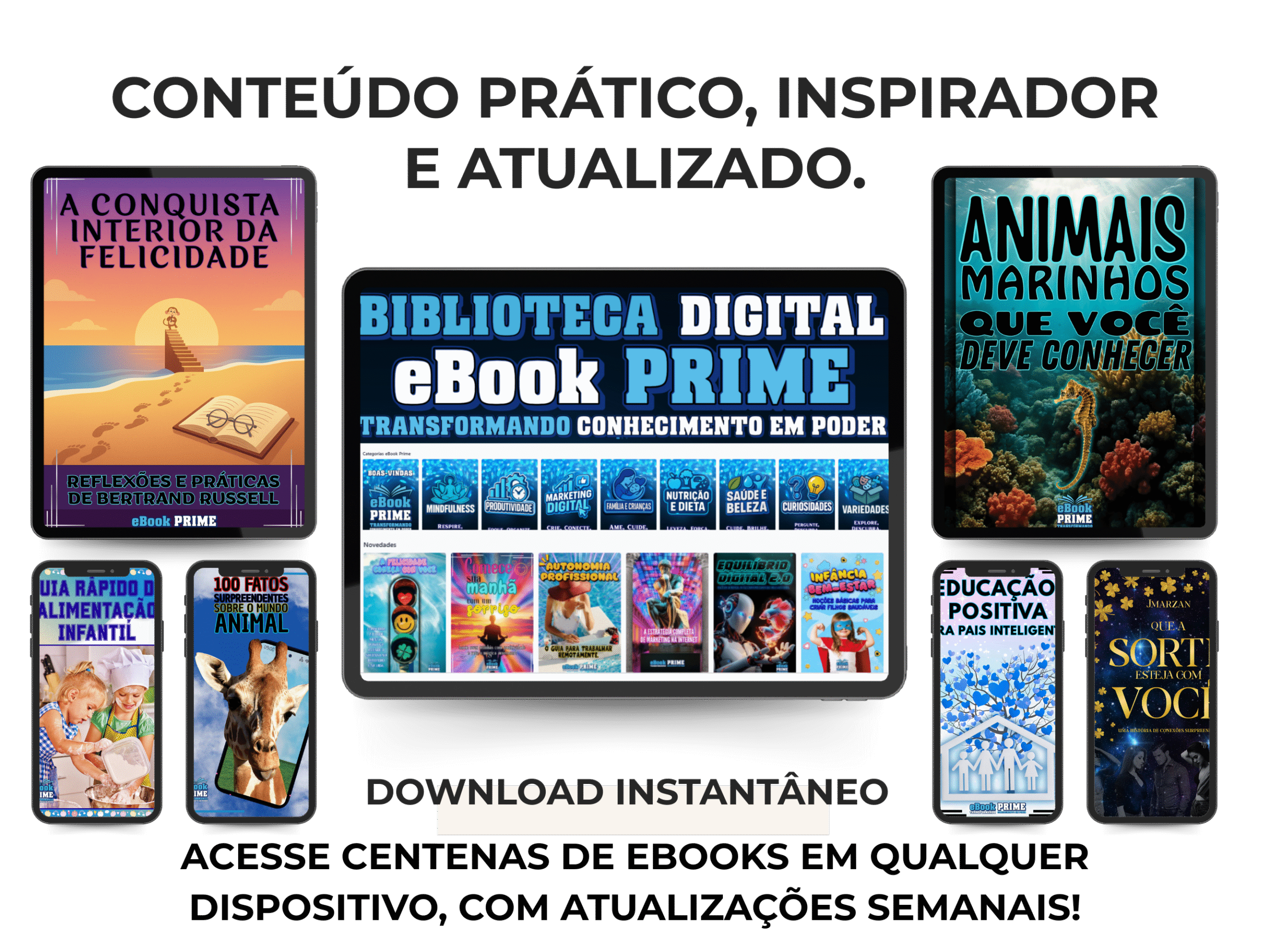 Mockup Biblioteca eBook Prime