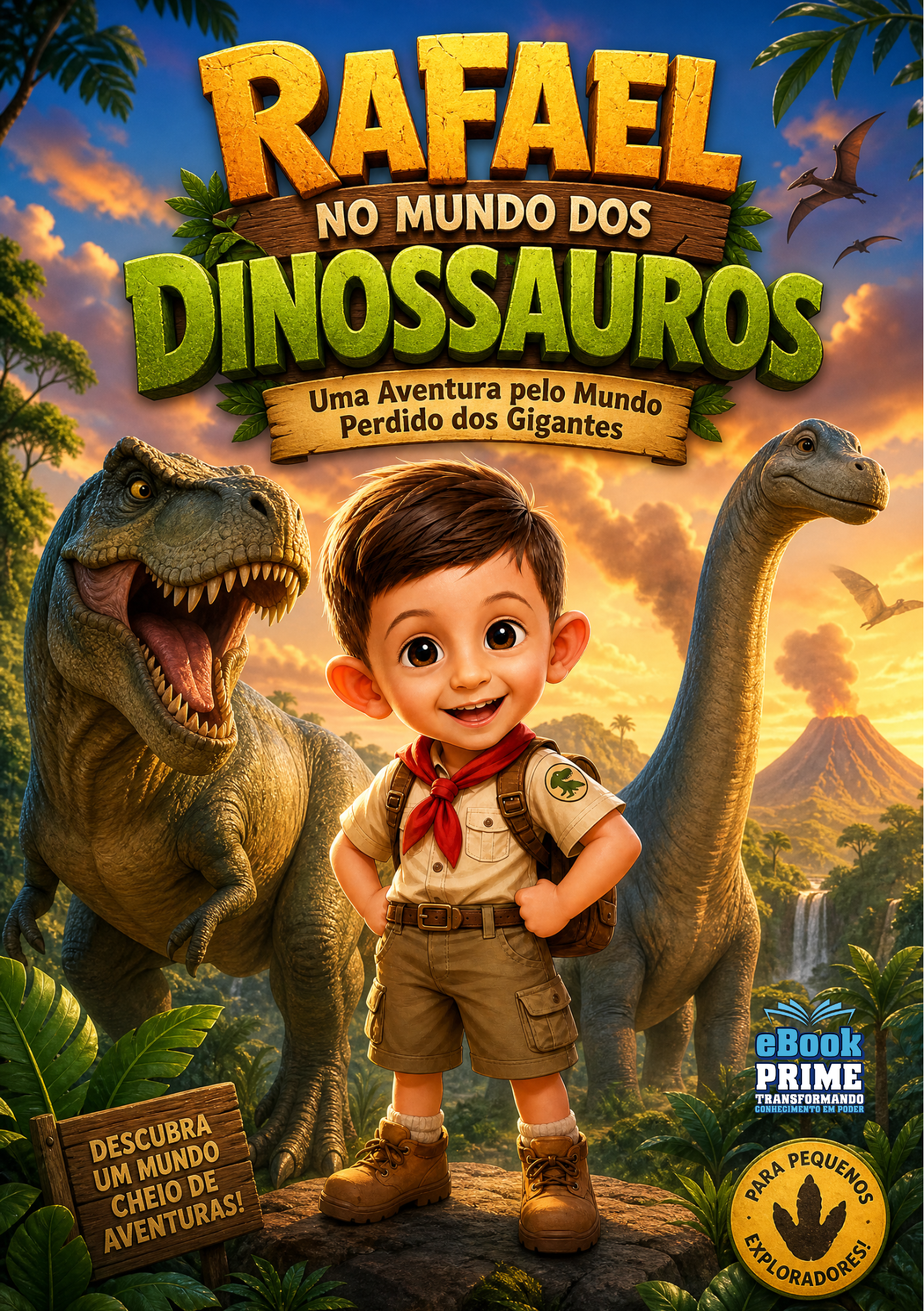 RAFAEL NO MUNDO DOS DINOSSAUROS