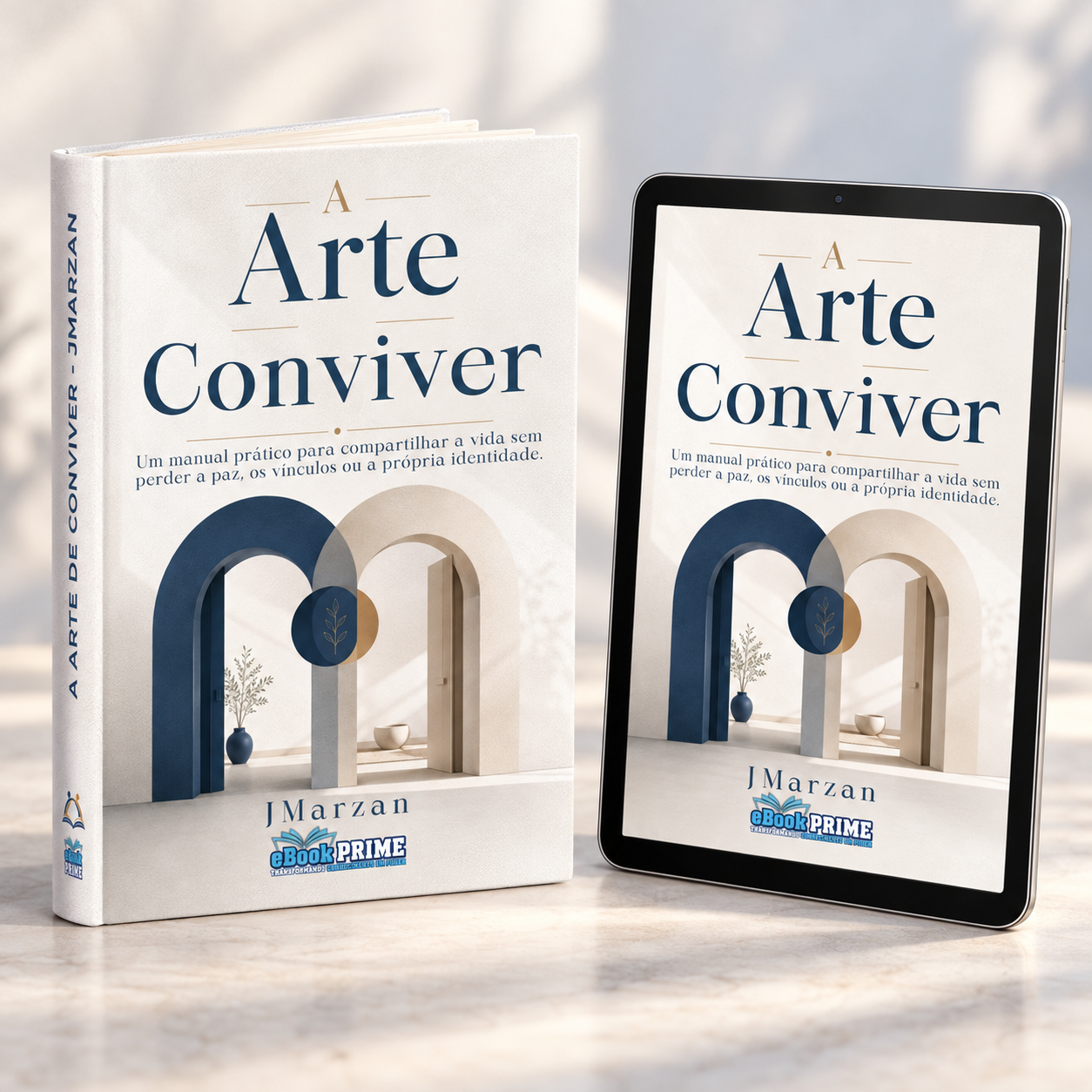 Capa do livro A Arte de Conviver, de JMarzan